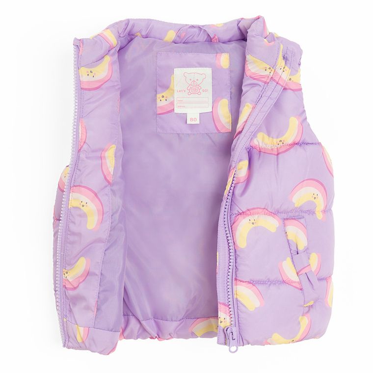 Cool Club, Bezrękawnik dziewczęcy, fioletowy