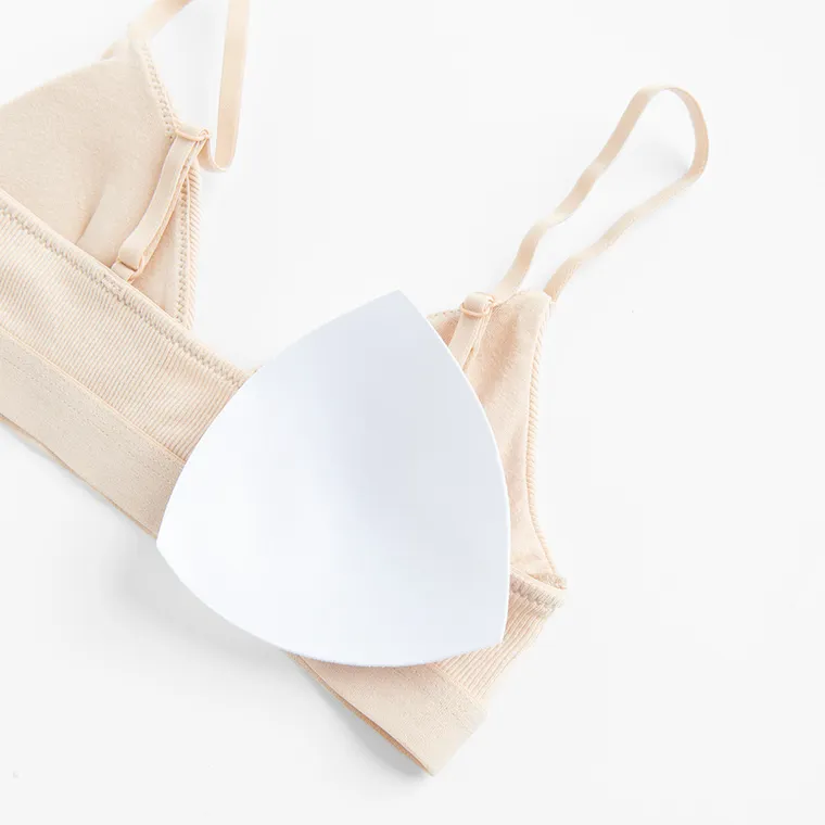 Cool Club, Biustonosz dziewczęcy, prążkowany, beżowy