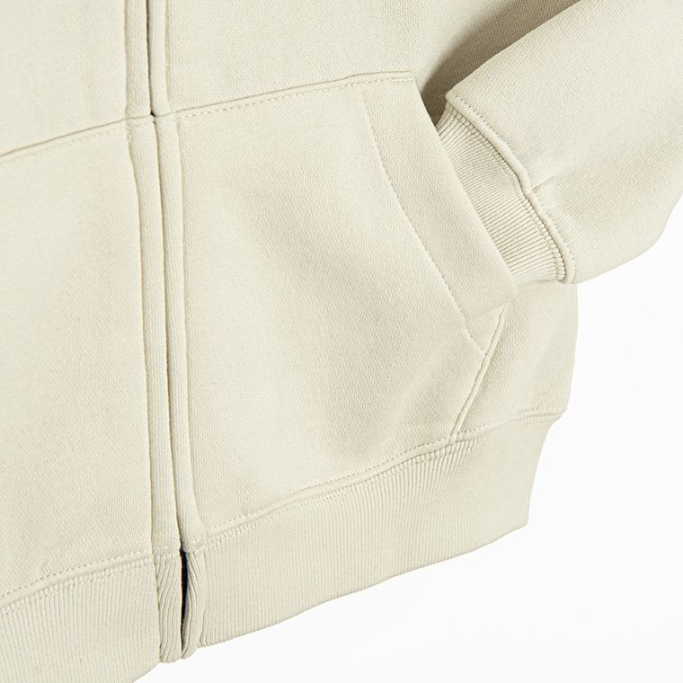 Cool Club, Bluza chłopięca z kapturem, rozpinana, beżowa