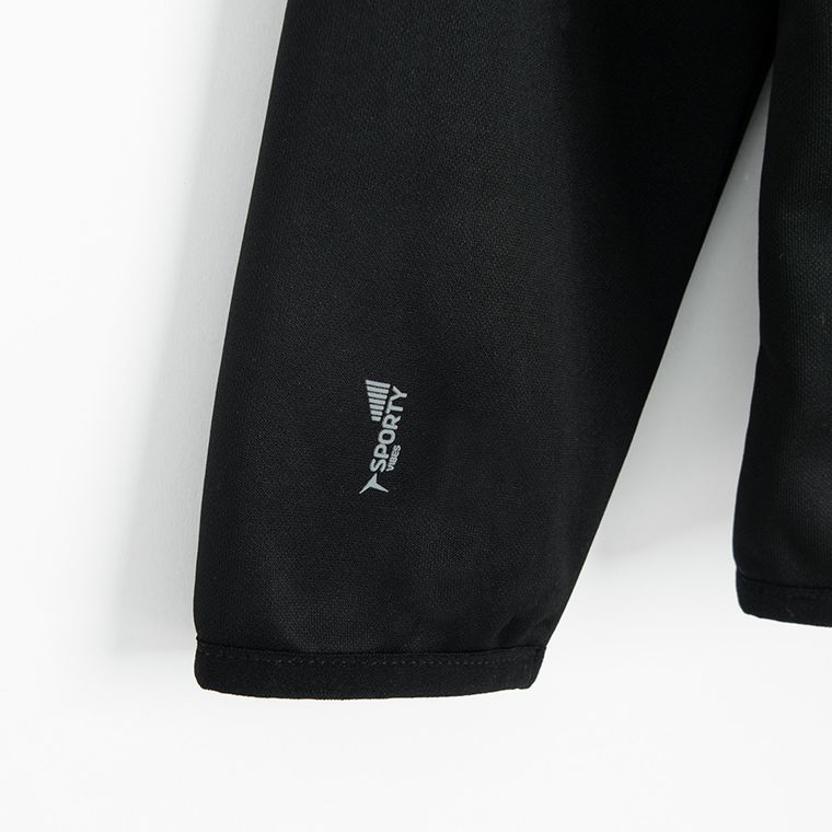 Cool Club, Bluza chłopięca z kapturem, rozpinana, ocieplana, czarna