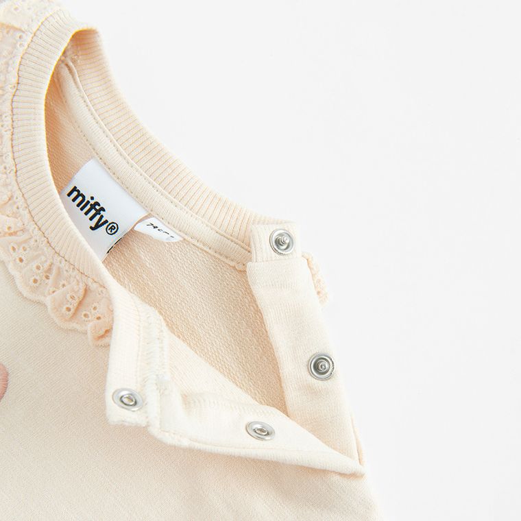 Cool Club, Bluza dziewczęca, beżowa, Miffy