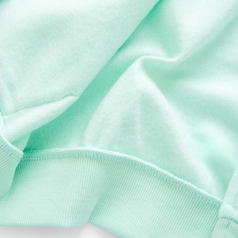 Cool Club, Bluza dziewczęca z kapturem, rozpinana, ocieplana, miętowa