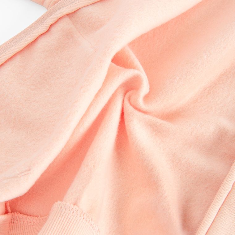 Cool Club, Bluza dziewczęca z kapturem, rozpinana, pomarańczowa