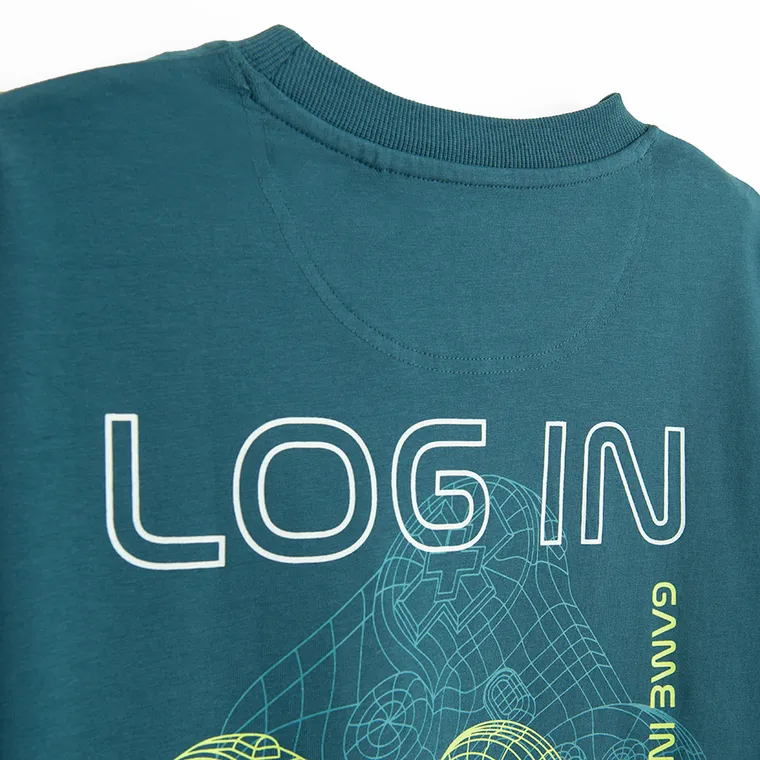 Cool Club, Bluzka chłopięca z długim rękawem, ciemnozielona