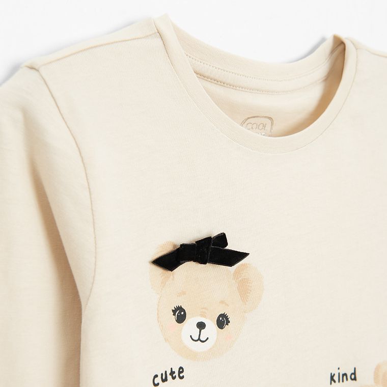 Cool Club, Bluzka dziewczęca z długim rękawem, mix, zestaw, 3 szt.