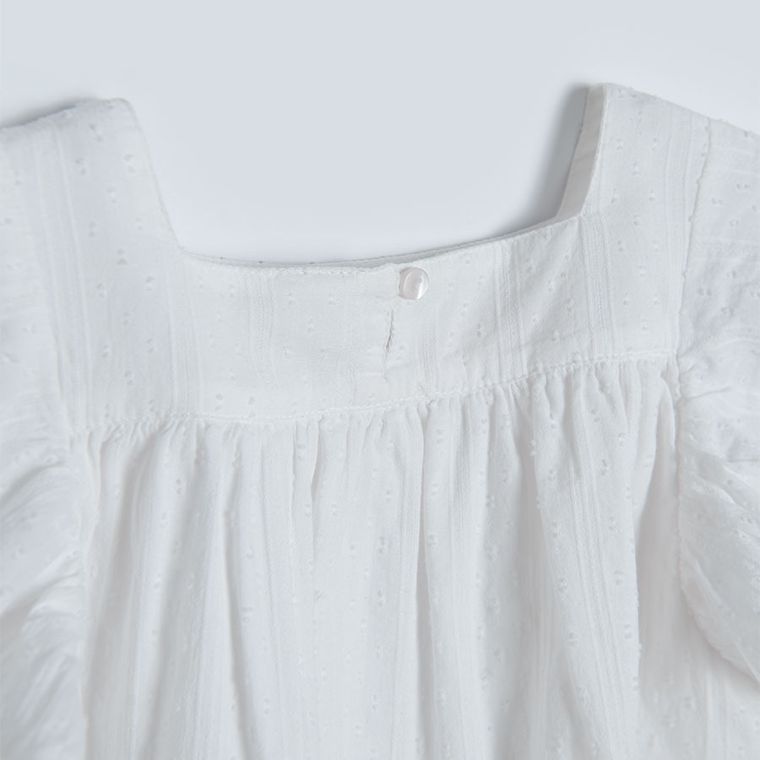 Cool Club, Bluzka dziewczęca z krótkim rękawem, biała