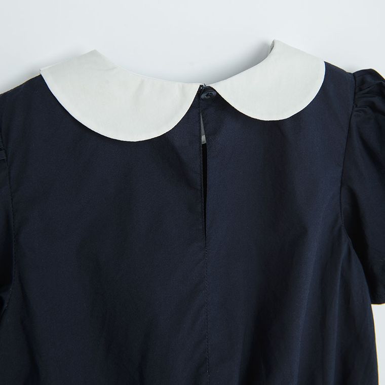 Cool Club, Bluzka dziewczęca z krótkim rękawem, granatowa