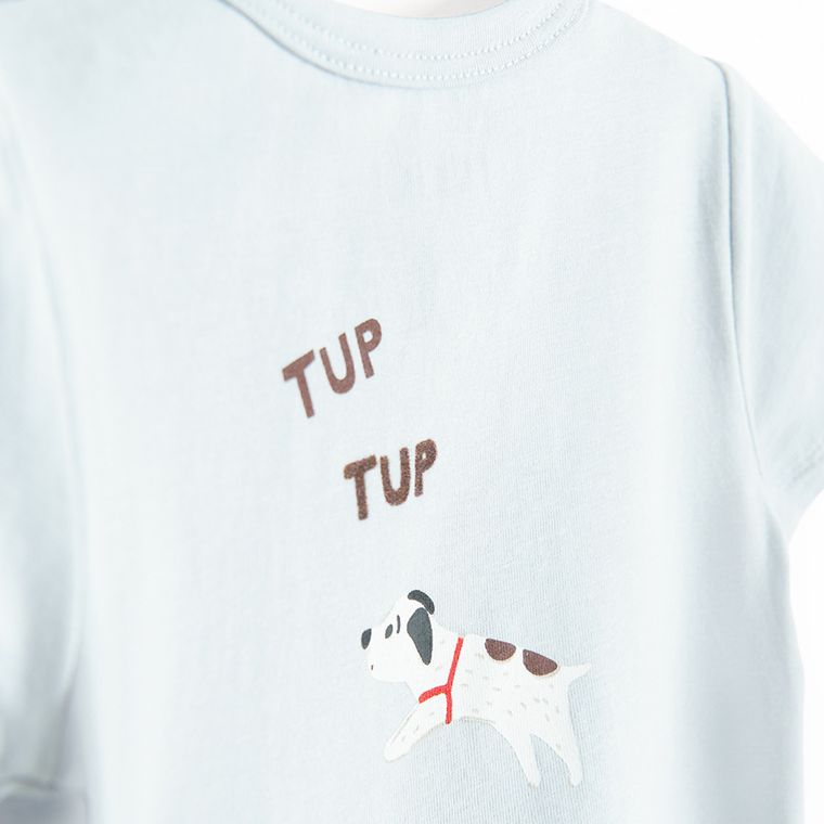 Cool Club, Body chłopięce z krótkim rękawem, niebieskie, Pucio