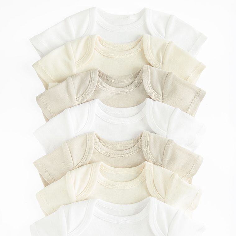 Cool Club, Body dziecięce z krótkim rękawem, mix, zestaw, 7 szt.