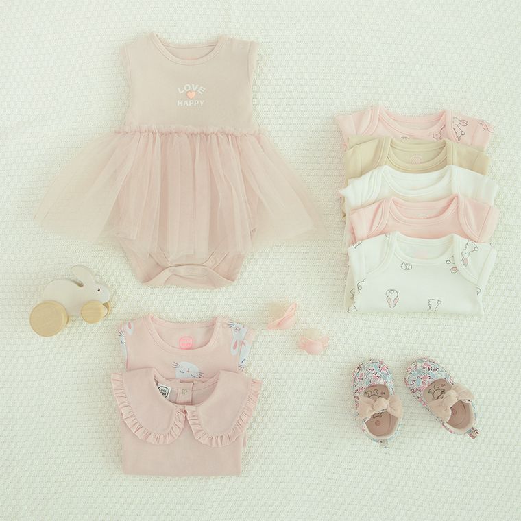 Cool Club, Body dziewczęce z długim rękawem, różowe