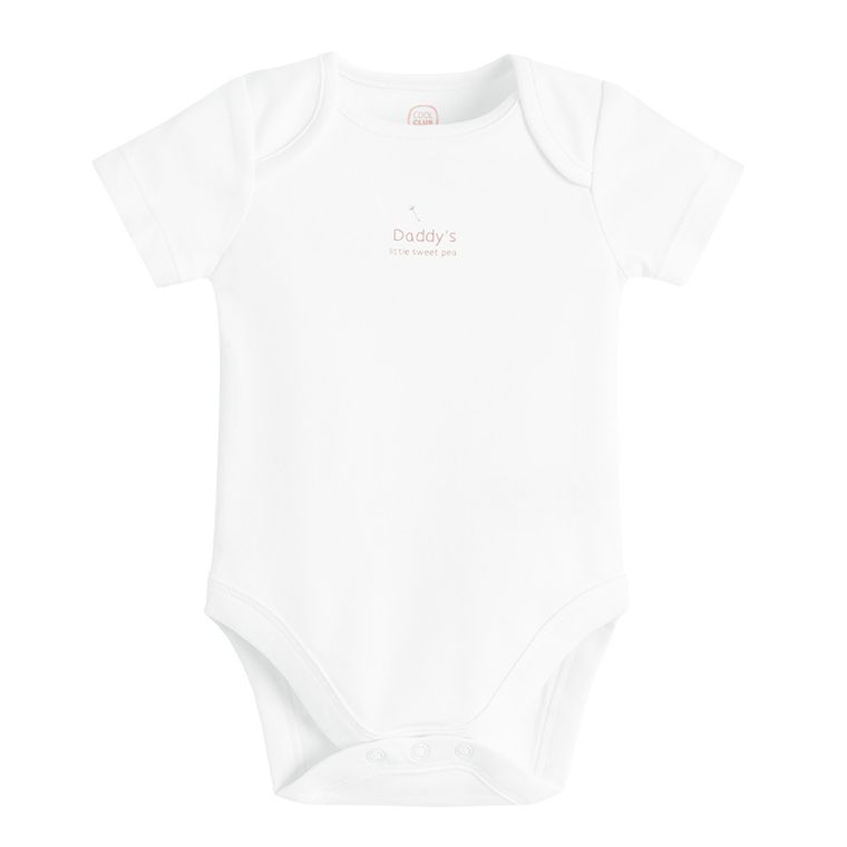 Cool Club, Body dziewczęce z krótkim rękawem, mix, zestaw, 4 szt.