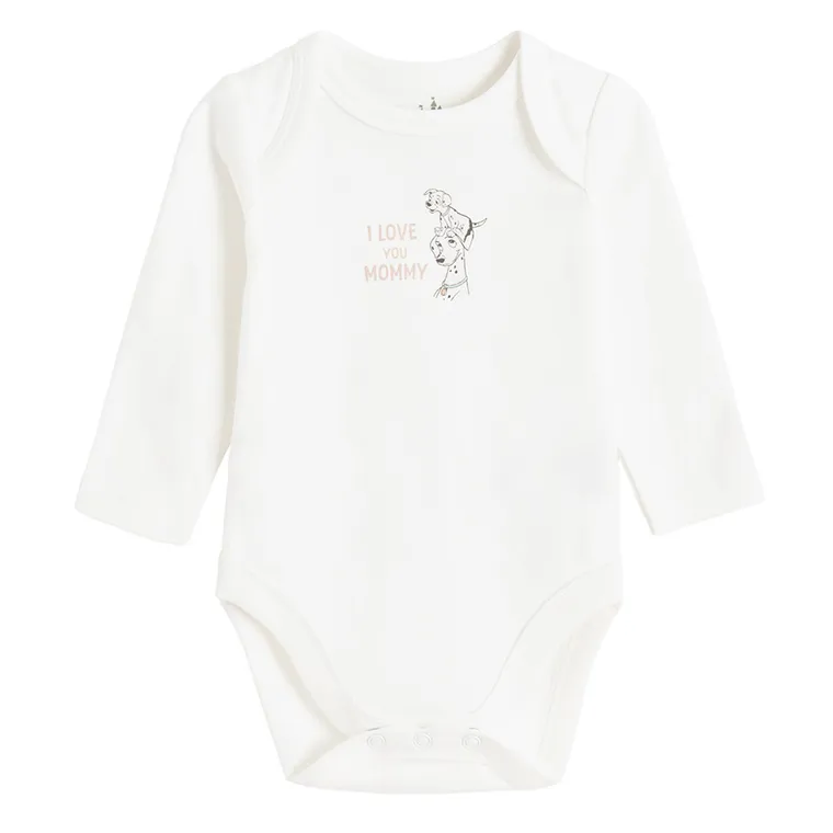 Cool Club, Body niemowlęce z długim rękawem, mix, 101 Dalmatyńczyków, zestaw, 3 szt.