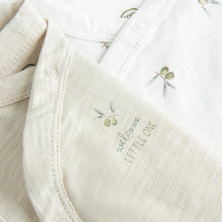 Cool Club, Body niemowlęce z krótkim rękawem, mix, zestaw, 2 szt.