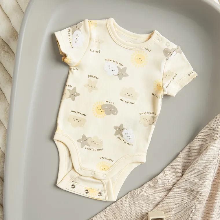 Cool Club, Body niemowlęce z krótkim rękawem, mix, zestaw, 4 szt.