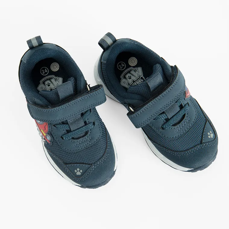 Cool Club, Buty sportowe chłopięce, granatowe, świecąca podeszwa, Psi Patrol
