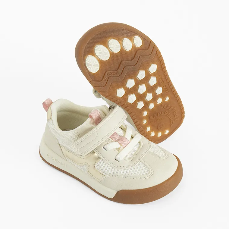 Cool Club, Buty sportowe dziewczęce, beżowe, podeszwa Barefoot