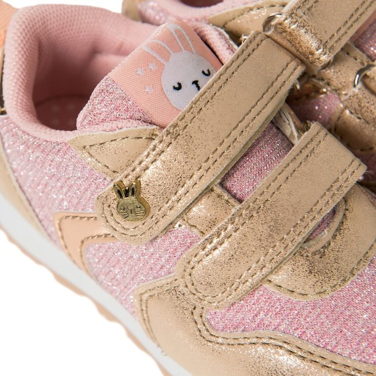 Cool Club, Buty sportowe dziewczęce, różowe, broktaowe, króliczki