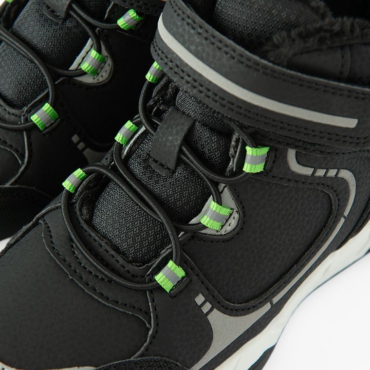 Cool Club, Buty zimowe chłopięce, czarne, ocieplane