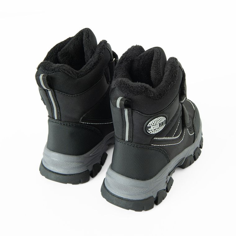 Cool Club, Buty zimowe chłopięce, czarne, ocieplane, NASA