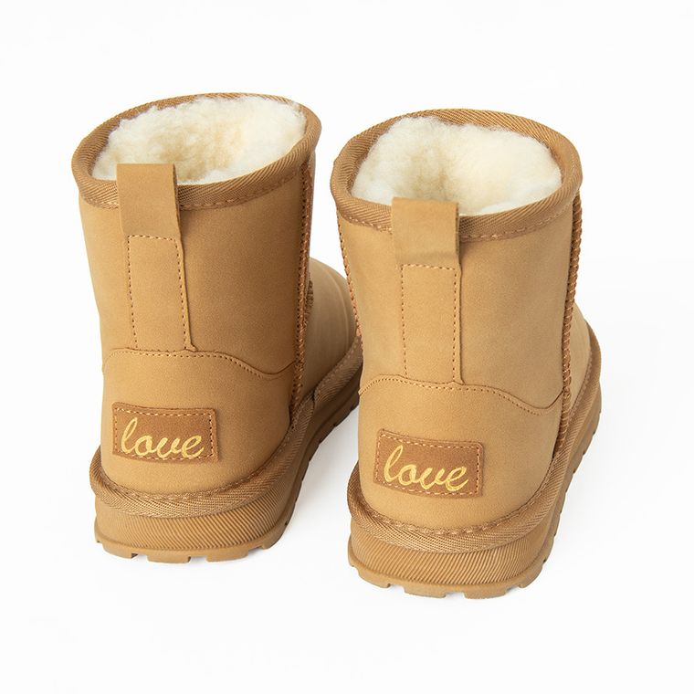 Cool Club, Buty zimowe dziewczęce, brązowe, ocieplane