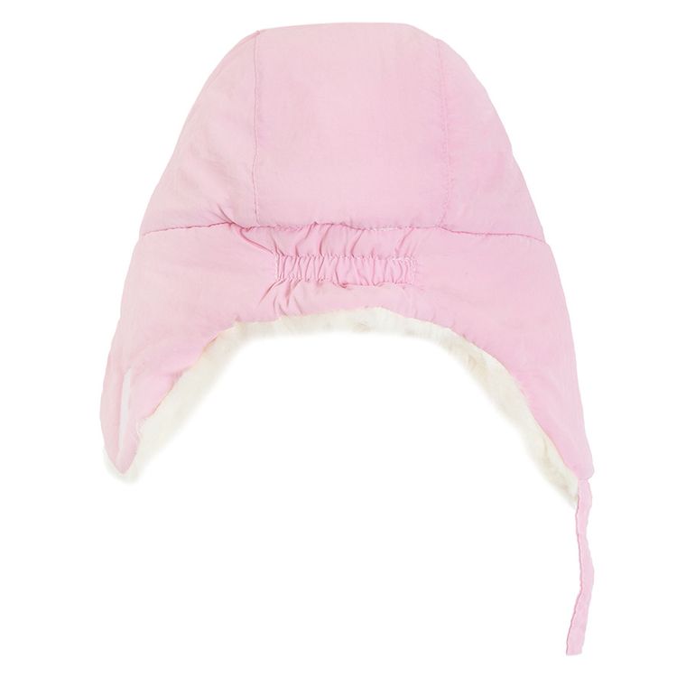 Cool Club, Czapka dziewczęca, ocieplana, różowa
