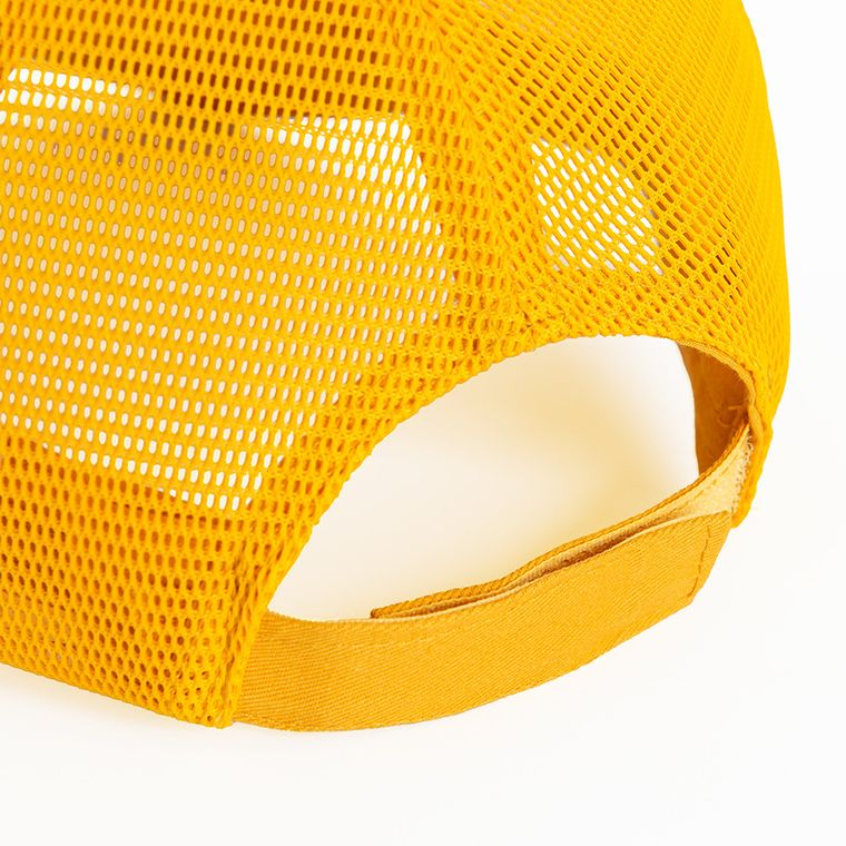 Cool Club, Czapka z daszkiem chłopięca, musztardowo-biała