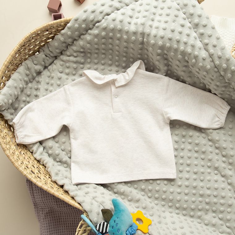 Cool Club, Dres dziewczęcy, beżowy melanż