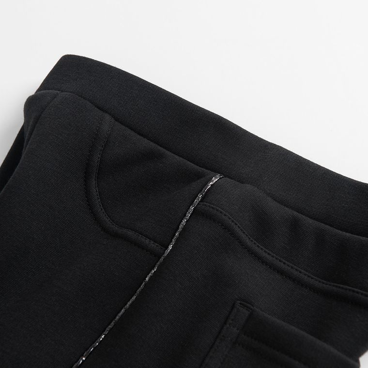 Cool Club, Jegginsy dziewczęce, ocieplane, czarne