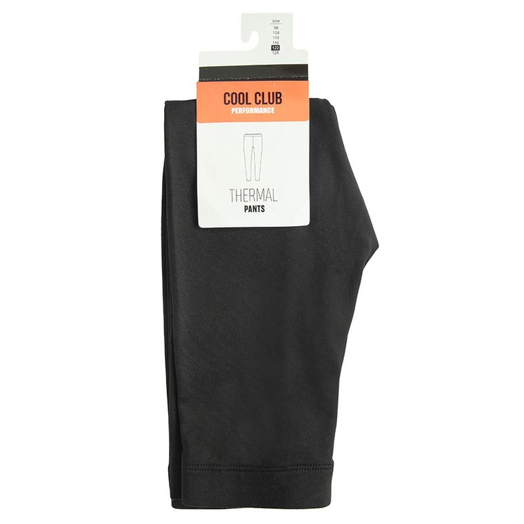 Cool Club, Jegginsy termiczne chłopięce, czarne