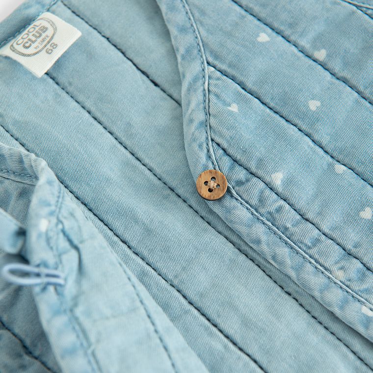 Cool Club, Kamizelka jeansowa dziewczęca, niebieska