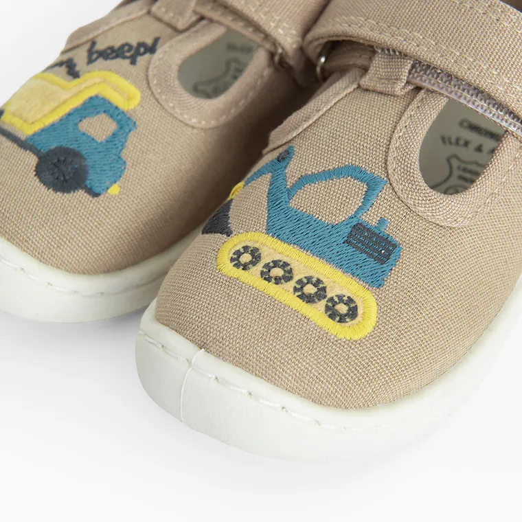 Cool Club, Kapcie chłopięce, brązowe, Zdrowa Stopa, Comfort-Fit