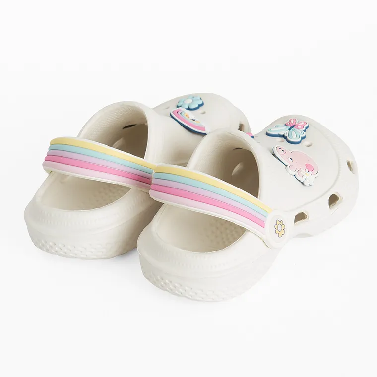 Cool Club, Klapki dziewczęce, ecru, Świnka Peppa