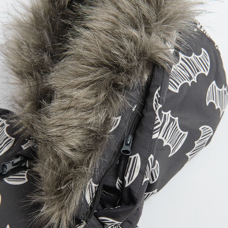 Cool Club, Kombinezon chłopięcy z kapturem, grafitowy, Batman