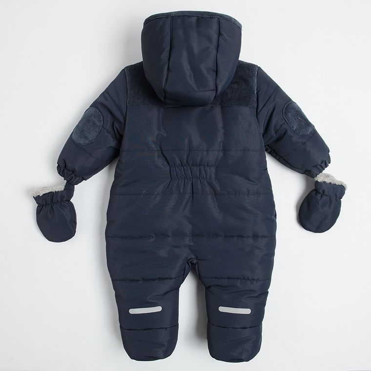 Cool Club, Kombinezon chłopięcy z kapturem, granatowy