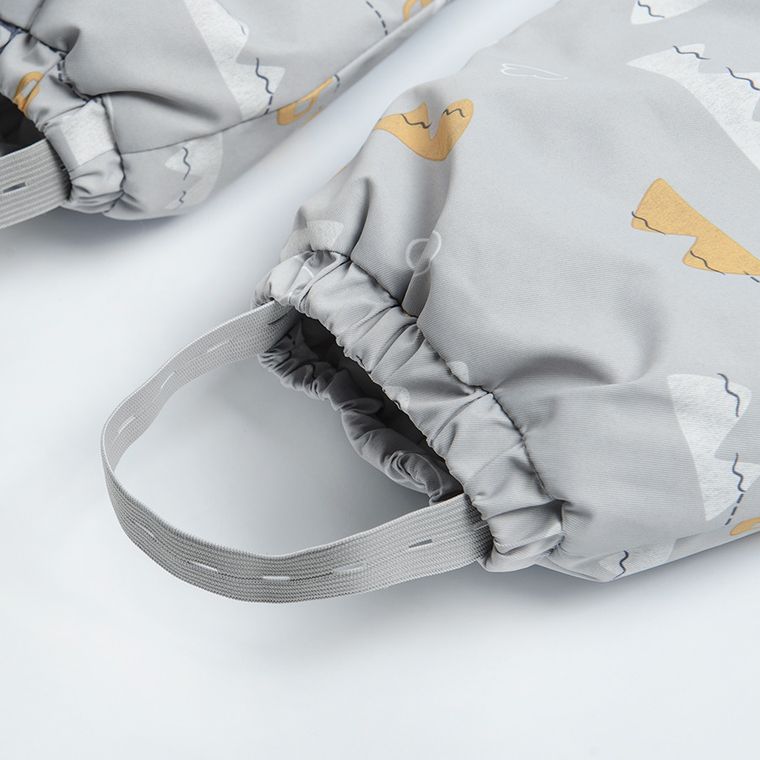 Cool Club, Kombinezon dziecięcy z kapturem, szary