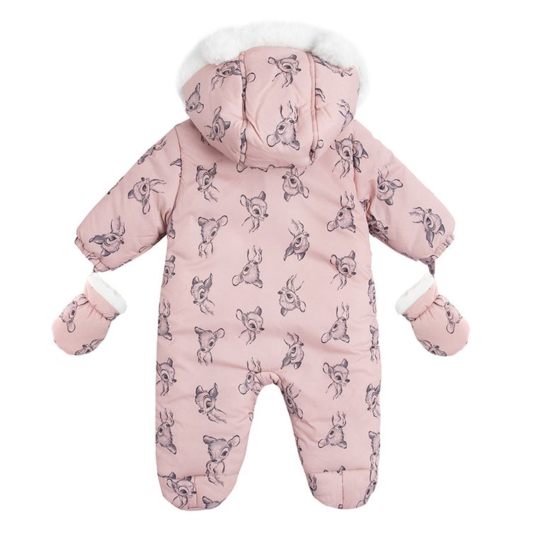 Cool Club, Kombinezon dziewczęcy z kapturem, jasnoróżowy, Bambi