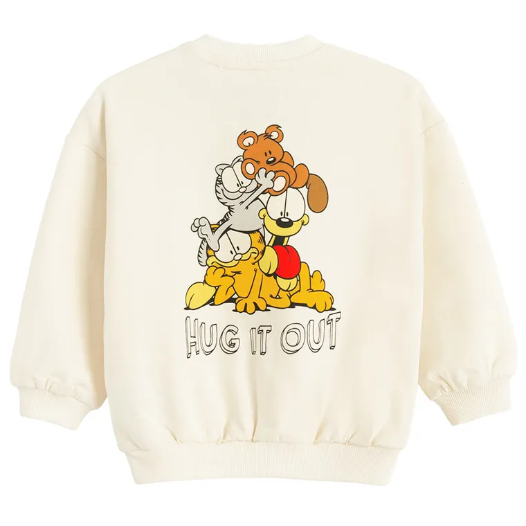 Cool Club, Komplet chłopięcy, Bluza, Body z krótkim rękawem, Legginsy, mix, Garfield
