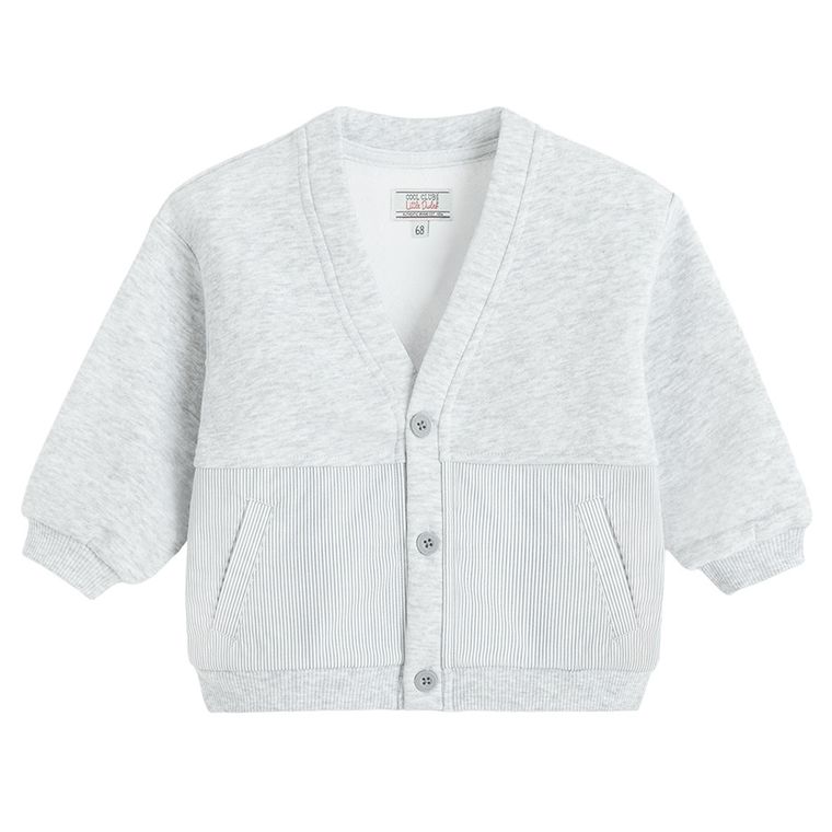 Cool Club, Komplet chłopięcy, Bluza, rozpinana, T-shirt, Spodnie dresowe, mix