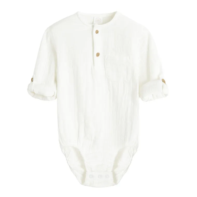 Cool Club, Komplet chłopięcy, Body muślinowe z długim rękawem, Szorty, Szelki, mix