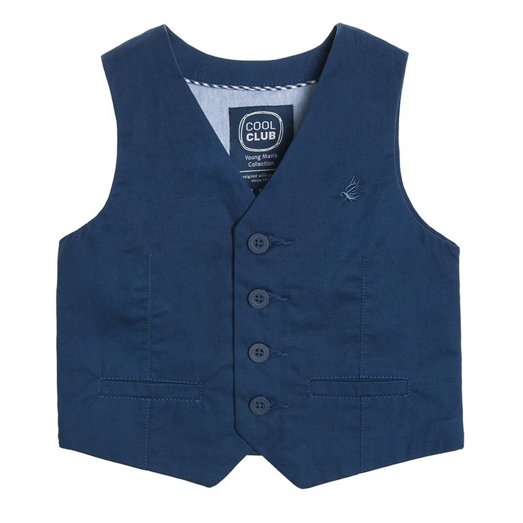 Cool Club, Komplet chłopięcy, Koszula, Kamizelka, Mucha