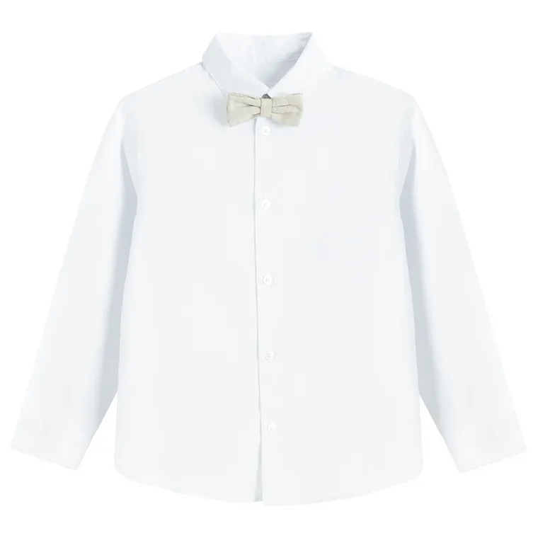 Cool Club, Komplet chłopięcy, Koszula z długim rękawem, Kamizelka, Mucha, mix