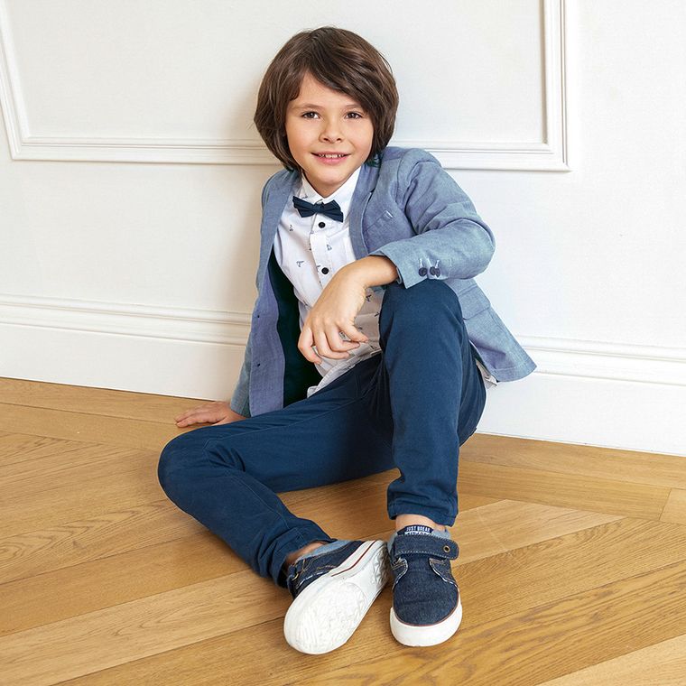 Cool Club, Komplet chłopięcy, Koszula z krótkim rękawem, Mucha, biała, żaglówki