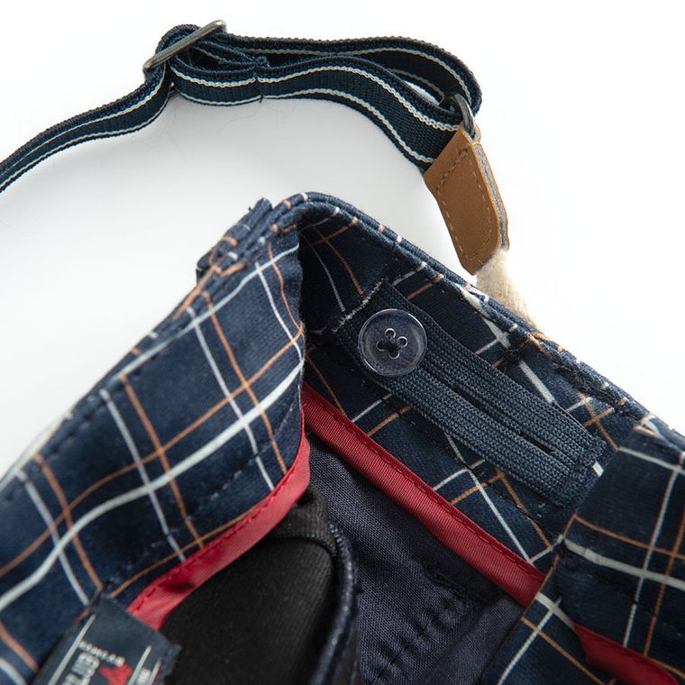 Cool Club, Komplet chłopięcy, Spodnie materiałowe, Szelki, granatowy