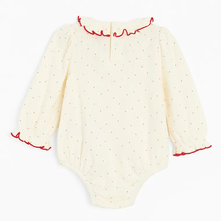 Cool Club, Komplet dziewczęcy, Body z długim rękawem, Legginsy, ecru