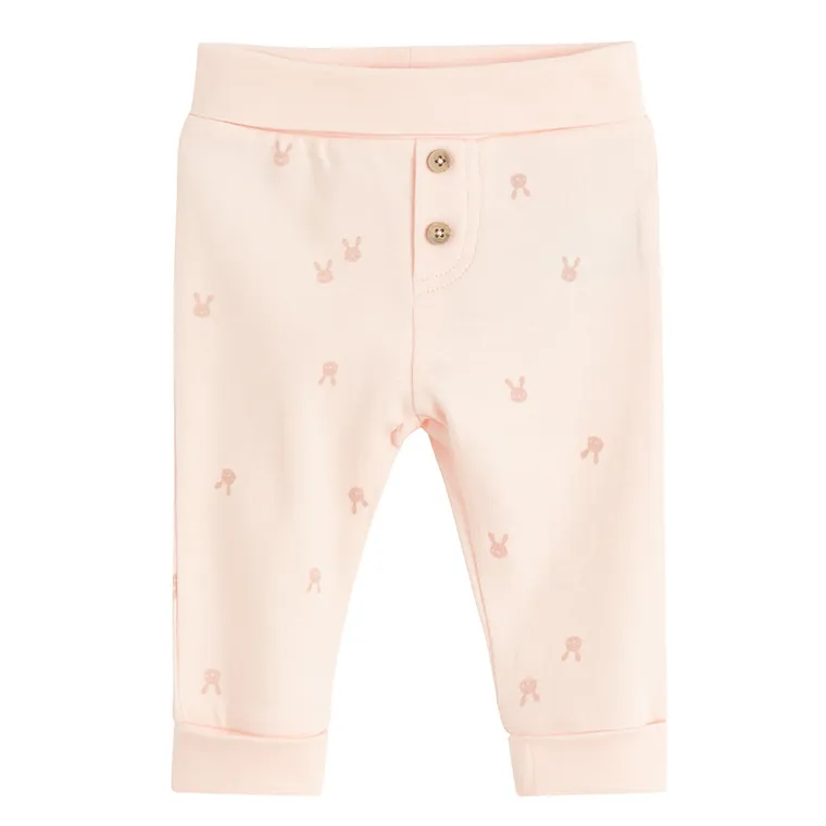 Cool Club, Komplet dziewczęcy, Body z długim rękawem, Półśpiochy, różowy