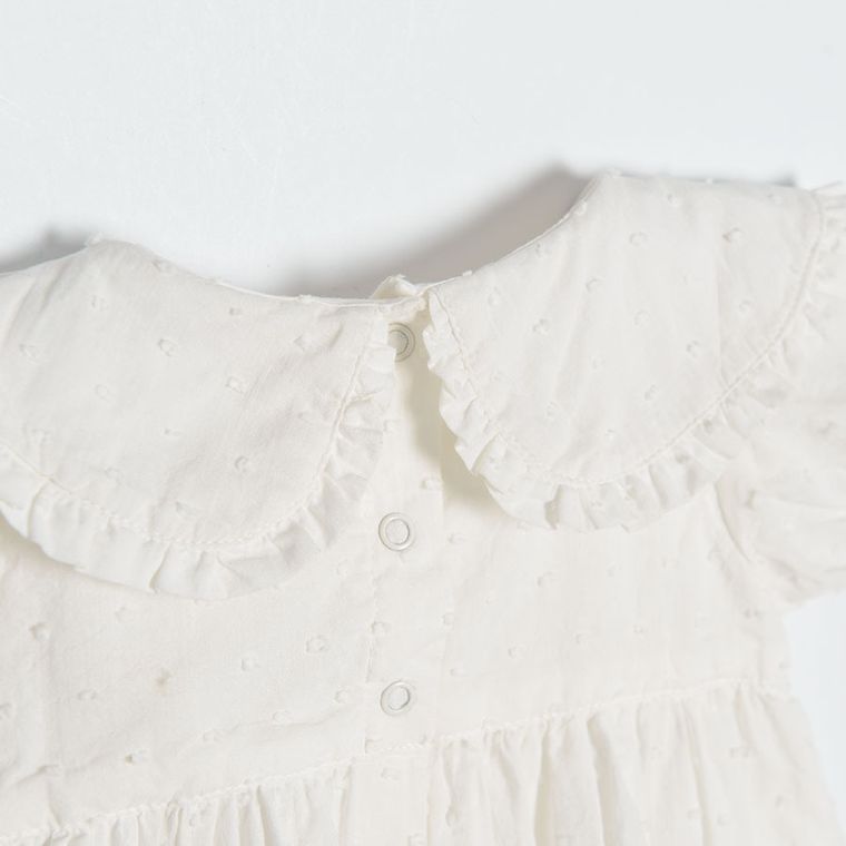 Cool Club, Komplet dziewczęcy, Sukienka body z krótkim rękawem, Opaska, biały