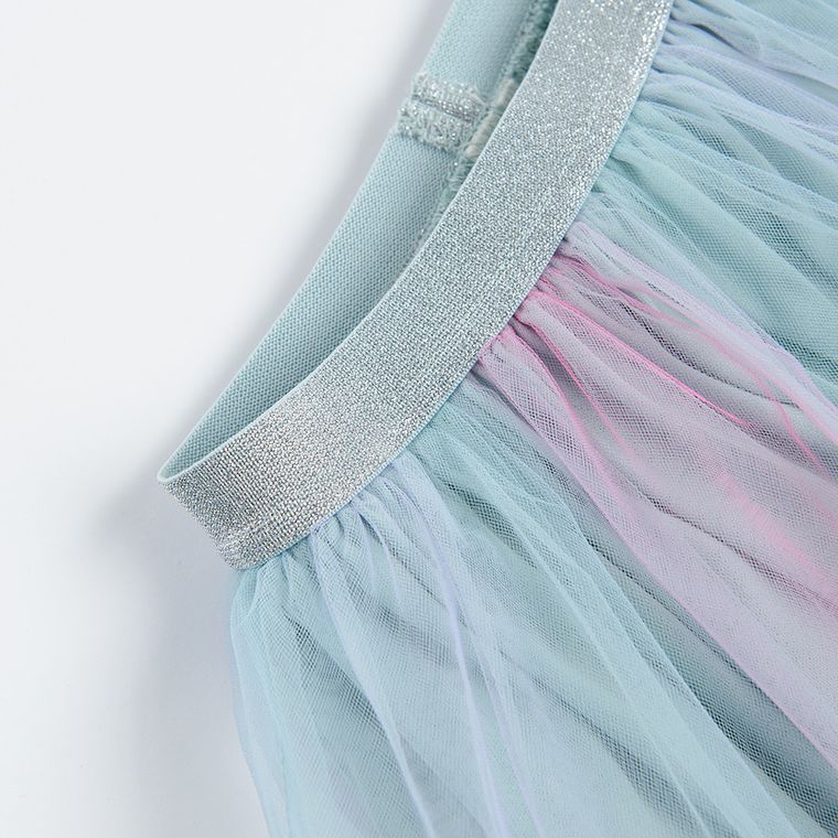 Cool Club, Komplet dziewczęcy, T-shirt, Spódnica, miętowo-różowy