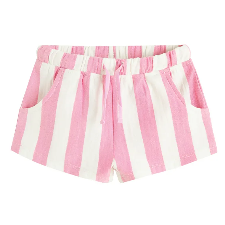 Cool Club, Komplet dziewczęcy, T-shirt, Szorty, różowy