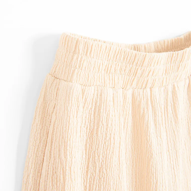 Cool Club, Komplet dziewczęcy, Top, prążkowany, Spodnie materiałowe, mix