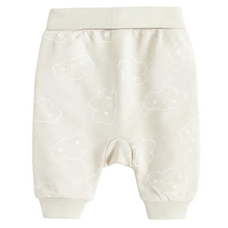 Cool Club, Komplet niemowlęcy, Body z długim rękawem, Półśpiochy, beżowy